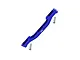 GPM aluminium front lower chassis brace in blue with included mounting screws on a white background.