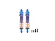 GPM Aluminium 102mm Adjustable Front Shocks 2Pcs - Blue MAG102F-B-OR