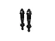 Two black Arrma EXB shock absorbers shown against a clean white background.