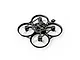 BetaFPV FPV drone quadcopter with carbon fibre frame, ducted propeller guards, and clear propellers on a white background.