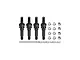 GPM Aluminium 17mm Flanged Serrated Wheel Nuts - Grey Silver MAK005-GS