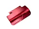 GPM red anodised aluminium front bumper featuring two mounting holes and triangular cutout details.