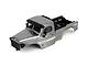 Grey RGT 1/10 Challenger pre-painted RC crawler body shell shown from a high-angle studio view against a white background.