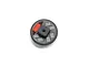 Spektrum transmitter wheel adaptor featuring a black disc styled with a brake rotor graphic against a plain white background.