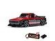 ARRMA Infraction Grom 3S red electric RC street bash truck with included 3S LiPo battery and USB charger.