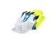 Pro-Line 1/8 scale RC truggy body shell with yellow, blue, black, and white painted design against a white background.