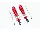 GPM Red Aluminium ARRMA Senton Complete 100mm Adjustable Shocks w/ Mounting Hardware MAS100F-R-OR-BEBK
