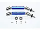GPM Blue Stainless Steel Traxxas Slash/Stampede 4x4 Front Universal Drive Shafts 2Pcs w/ 12mm Hexs SSLA1280FHA-B