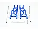 GPM Blue Aluminium Traxxas Slash 2WD Front Lower Suspension Arms 2Pcs w/ Pins SLA2W055-B