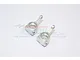 GPM Silver Aluminium Traxxas Rustler VXL Steering Hubs 2Pcs RUS021-S