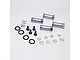 GPM Silver Aluminium Traxxas Slash 4x4 12mm Hex Adaptors w/ +25mm Off-Set SLA010/+25MM-S