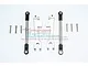 GPM UDR Silver Aluminium Rear Left & Right Sway Bar Arm Set w/ Stainless Steel Turnbuckles UDR312RS-S