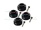 GPM Black Aluminium TRX-4 12mm Hexes (6mm Thick) 4Pcs w/ Hardware TRX4010/6MM-BK