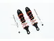 GPM Black Aluminium ARRMA Senton Complete 100mm Adjustable Shocks w/ Mounting Hardware MAS100F-BK-OR-BEBK