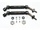 GPM Steel & Black Aluminium Traxxas Slash/Stampede 4x4 Rear Universal Drive Shafts 2Pcs w/ 12mm Hexs SSLA1277RH-BK