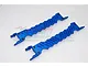 GPM Blue Aluminium X-Maxx Battery Hold Down Set TXM0126N-B