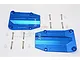 GPM Blue Aluminium X-Maxx Centre Skid Plate 2Pcs TXM332-B