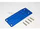 GPM Blue Aluminium X-Maxx Front Skid Plate w/ Hardware TXM331F-B