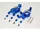GPM Blue Aluminium X-Maxx Left & Right Steering Blocks 2Pcs TXM021N-B