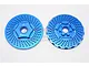 GPM Blue Aluminium 24mm Front Claw Wheel Hex w/ 3mm Offset 2Pcs TXM006F/DISK-B