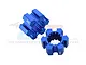 GPM Blue Aluminium 24mm Wheel Hexes 13mm Thick 2Pcs TXM010/13MM-B