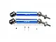 GPM Blue Steel Traxxas Rustler 4x4 Rear Universal Drive Shafts 2Pcs w/ 12mm Hexes SRUS41277RH-B