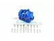 GPM Blue Aluminium Front Differential Housing Set RUS4012-B