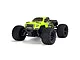 ARRMA Granite 4x4 Mega RC monster truck in green and black, featuring large off-road tires and a detailed body shell.