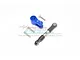 GPM Blue Aluminium 25T Servo Horn & Stainless Steel Steering Linkage Set TXMS16025T-B