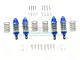 GPM Aluminium LCG Front & Rear Shock Set 4Pcs - Blue RUS47580FR-B-GD-BEBK