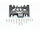GPM Aluminium Centre Gearbox Skid Plate - Black TRX4038BA-BK