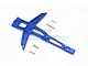 GPM Blue Aluminium Maxx 4S Front Chassis Brace TXMS048C-B