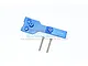 GPM Blue Aluminium Maxx 4S Rear Chassis Link Brace TXMS016R-B