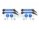 GPM Blue Aluminium & Harden Steel Maxx 4S Front and Rear Universal Drive Shafts Set 4Pcs w/ 17mm Clawed +2mm Off-Set Wheel Hexes & Hardware TXMS123AHEX2-B