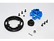 GPM HD Steel 18T/53T 1Mod Pinion & Spur Gear Set w/ Blue Aluminium Gear Adapter TXM355318T-B
