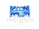 GPM Aluminium Gearbox Skid Plate - Blue TRX4038BA-B