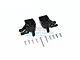 GPM Aluminium Inner Front Steering Hubs 2Pcs - Black SCX3021B-BK