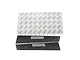 GPM Racing black stainless steel tread hood plates with 3M adhesive backing and small mounting screws.