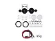 GPM Black Car Bumper Spotlight Set ZSP058-BK