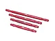 GPM Red Aluminium 1/5 Outcast 8S BLX Front & Rear Support Brace Bar Set MAOX025-R