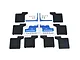GPM Blue Aluminium Mud Flap Set TRX4ZSP72-B