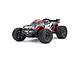 ARRMA VORTEKS 4x4 3S BLX RC stadium truck in red, white, and blue livery, viewed from a front three-quarter angle on a white background.