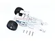 GPM Silver Aluminium Adjustable Rear Wheelie Bar w/ Wing Mount MAT040R-S
