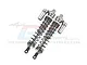 GPM Silver Aluminium 135mm Front Adjustable Piggyback Shocks 2Pcs UDR135F/L-S-BEBK