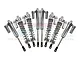GPM Silver Aluminium UDR Front & Rear Adjustable Piggyback Shocks 8Pcs UDR35960FR/L-S-BEBK