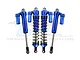 GPM Blue Aluminium 135mm UDR Front Adjustable Piggyback Shocks 4Pcs UDR135FFX/L-B-BEBK
