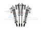 GPM Silver Aluminium UDR Rear Adjustable Piggyback Shocks 4Pcs UDR13960RR/L-S-BEBK