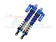 GPM Blue Aluminium 139mm Rear Adjustable Piggyback Shocks 2Pcs UDR139R/L-B-BEBK