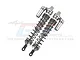 GPM Silver Aluminium 139mm Rear Adjustable Piggyback Shocks 2Pcs UDR139R/L-S-BEBK