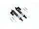 GPM Black Aluminium 100mm Adjustable Piggyback Shocks 2Pcs CP100F/R/L-BK